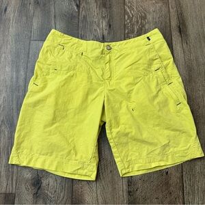 REI Hiking Cotton Nylon Blend Shorts Women’s Size 8 Yellow